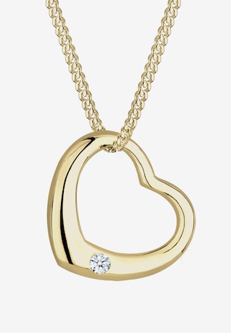 Elli DIAMONDS Necklace 'Herz' in Gold