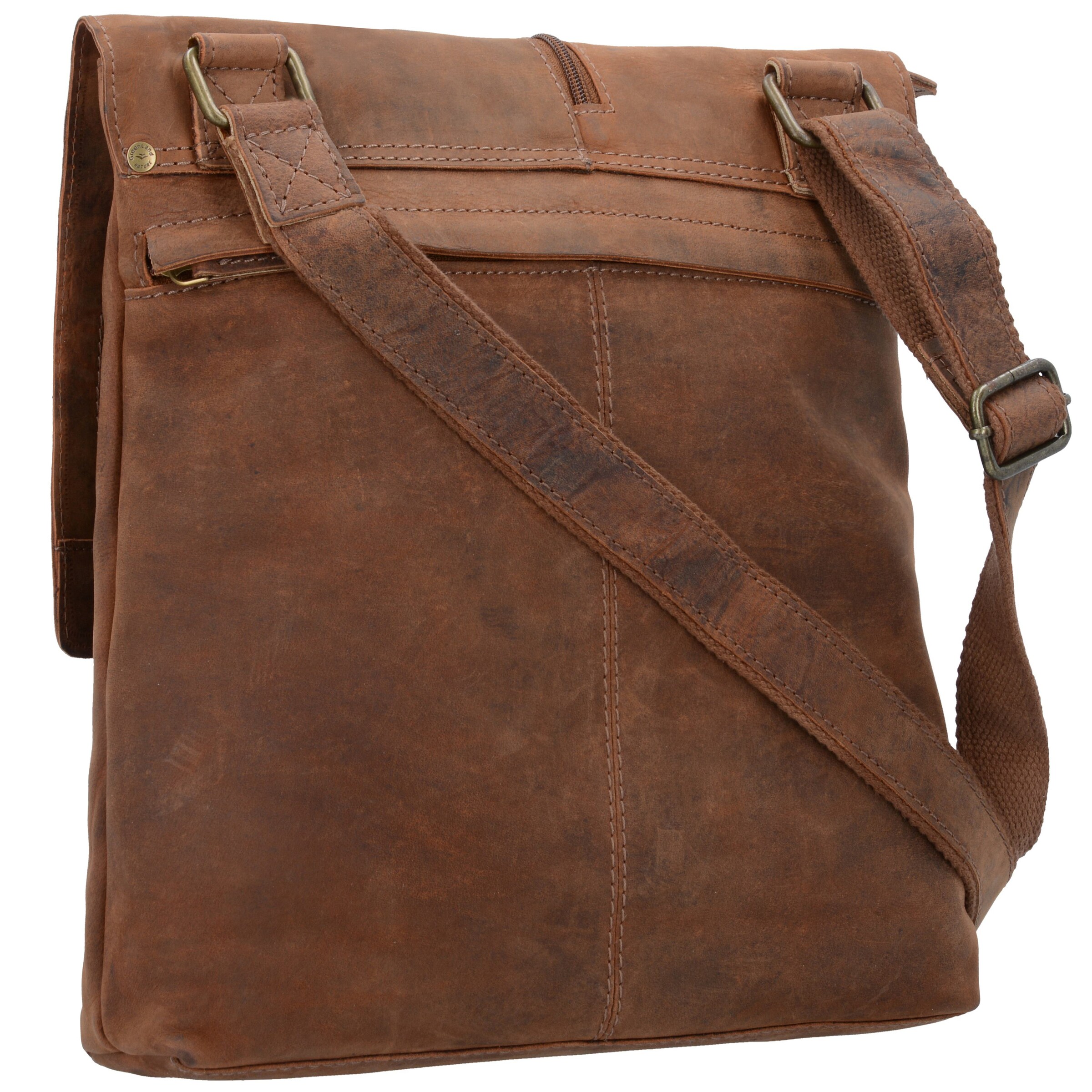 Borsa a tracolla 'Montenegro' di Greenland Nature in marrone