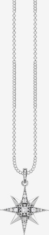 Thomas Sabo Necklace 'Royalty Stern' in Silver: front