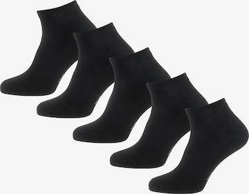 Chaussettes ESPRIT en noir : devant