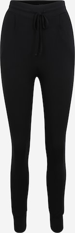 Tapered Pantaloni sport de la CURARE Yogawear pe negru: față