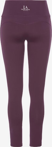 LASCANA ACTIVE Skinny Workout Pants in Purple