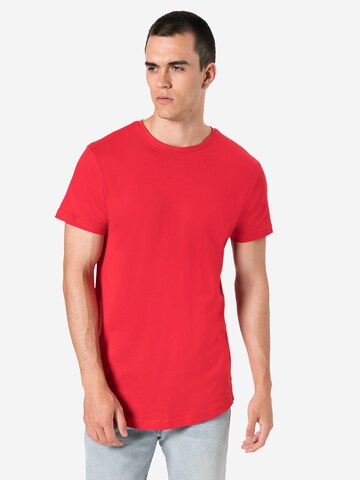 T-Shirt Urban Classics en rouge : devant