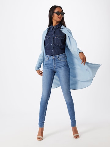 QS Skinny Jeans 'Sadie' in Blau