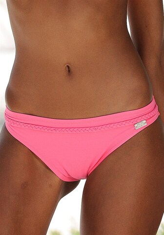 Pantaloncini per bikini 'Happy' di BUFFALO in rosa: frontale