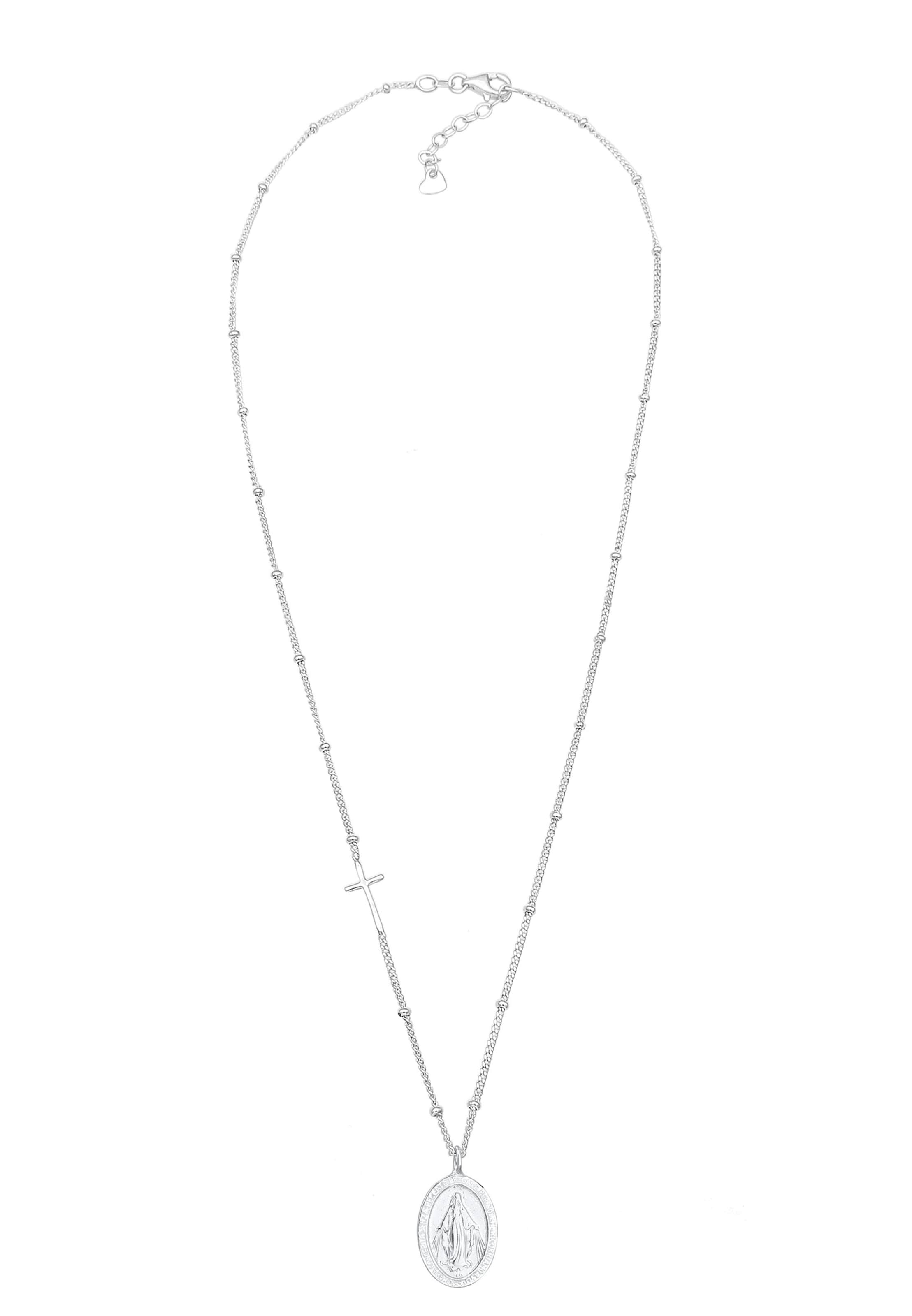 Grandinėlė 'Kreuz, Marienbild' iš ELLI, spalva – sidabrinė, Prekių apžvalga