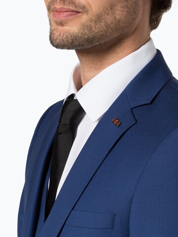 Finshley & Harding London Slim Fit Sakko 'Lucas' in Blau