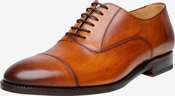 SHOEPASSION Lace-Up Shoes 'No. 5292' in Brown: front