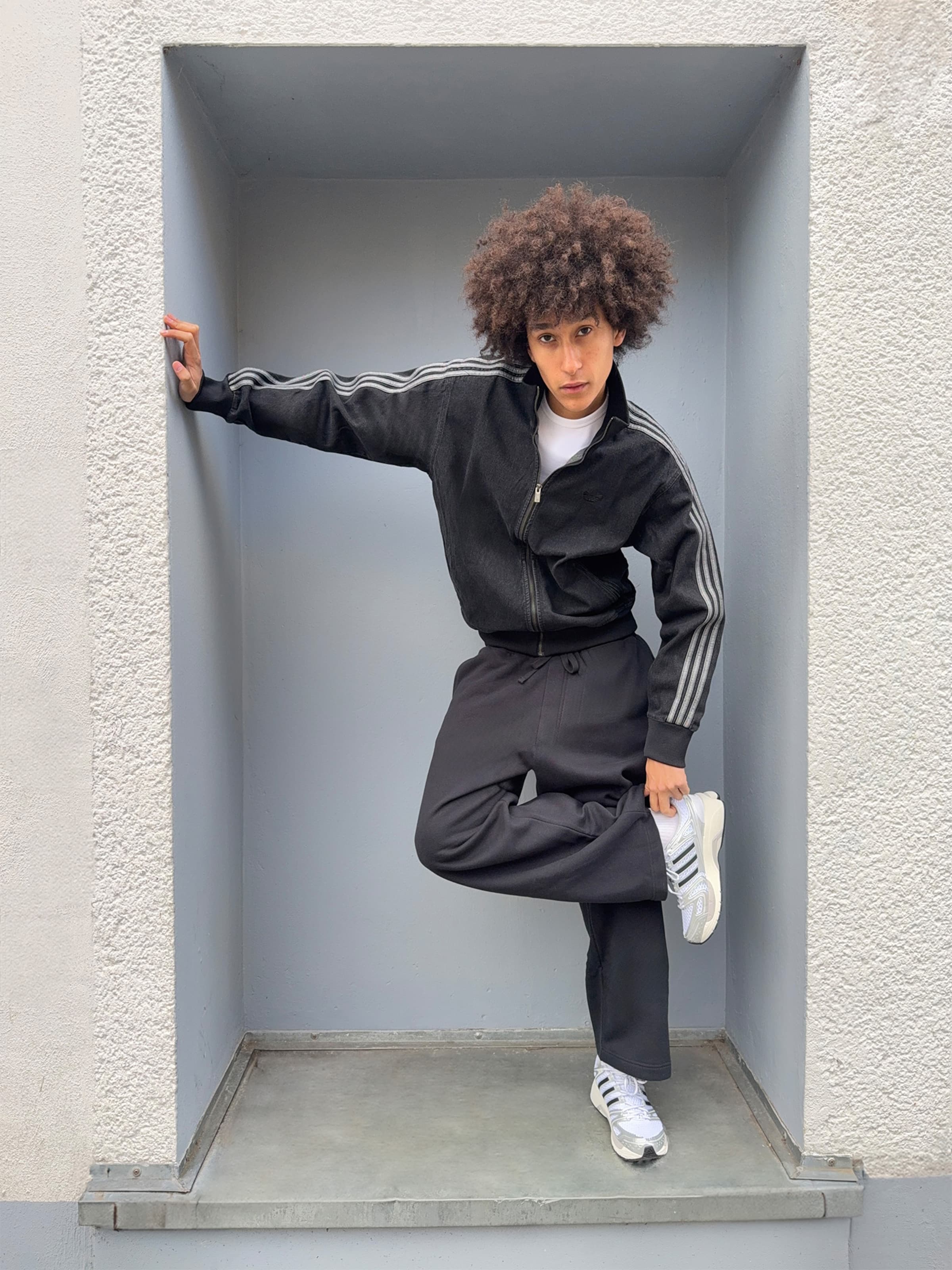 York - All Black Look by adidas ORIGINALS