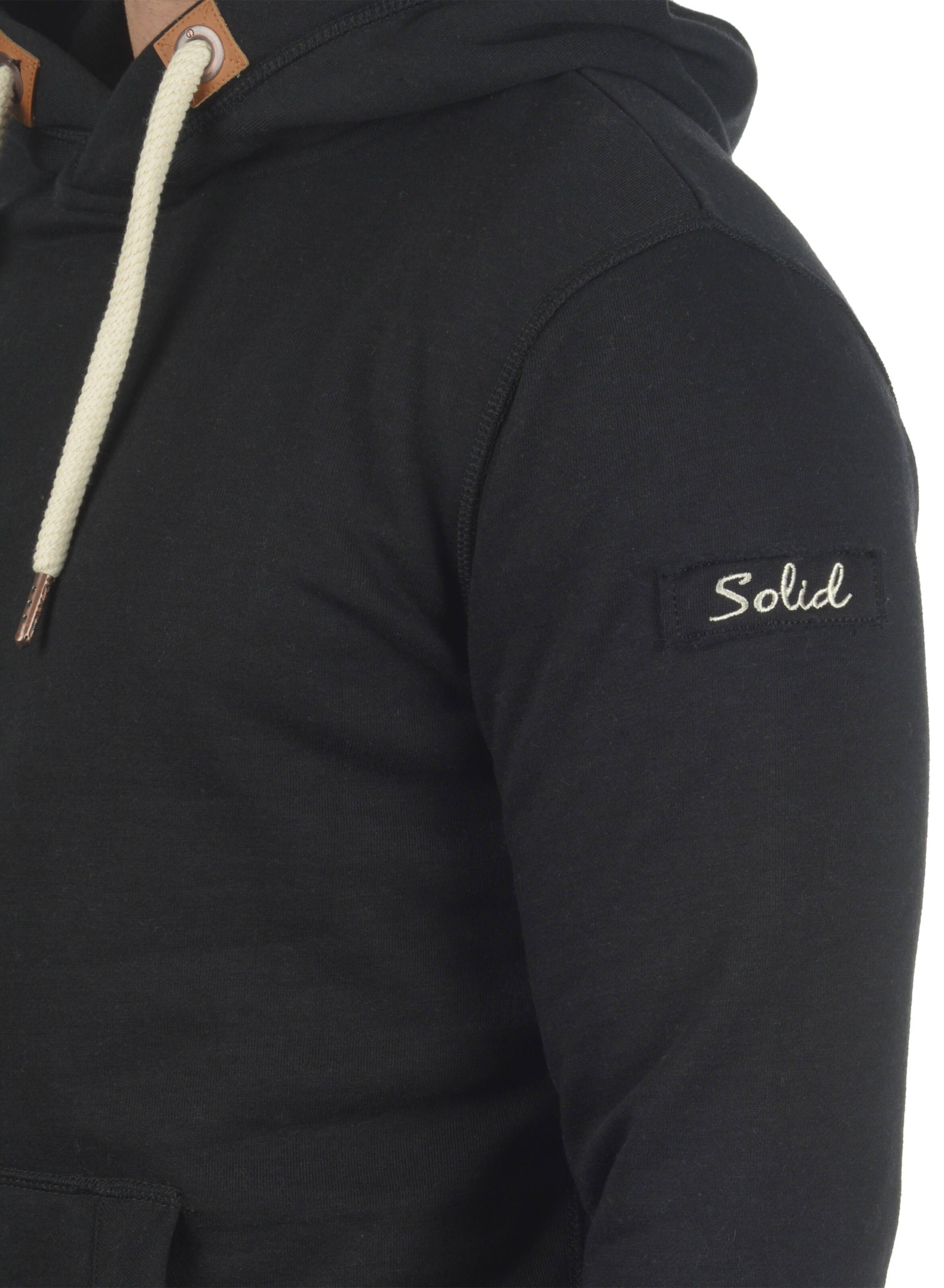 !Solid - Sudadera 'TripHood' en negro