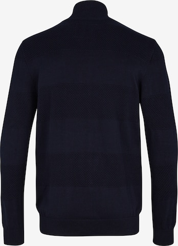 Kronstadt Knit cardigan 'Jacob Zip' in Blue