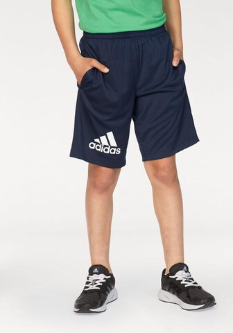 ADIDAS PERFORMANCE Loosefit Shorts 'Gear Up' in Blau: predná strana