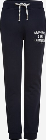 TOM TAILOR Tapered Broek in Blauw: voorkant