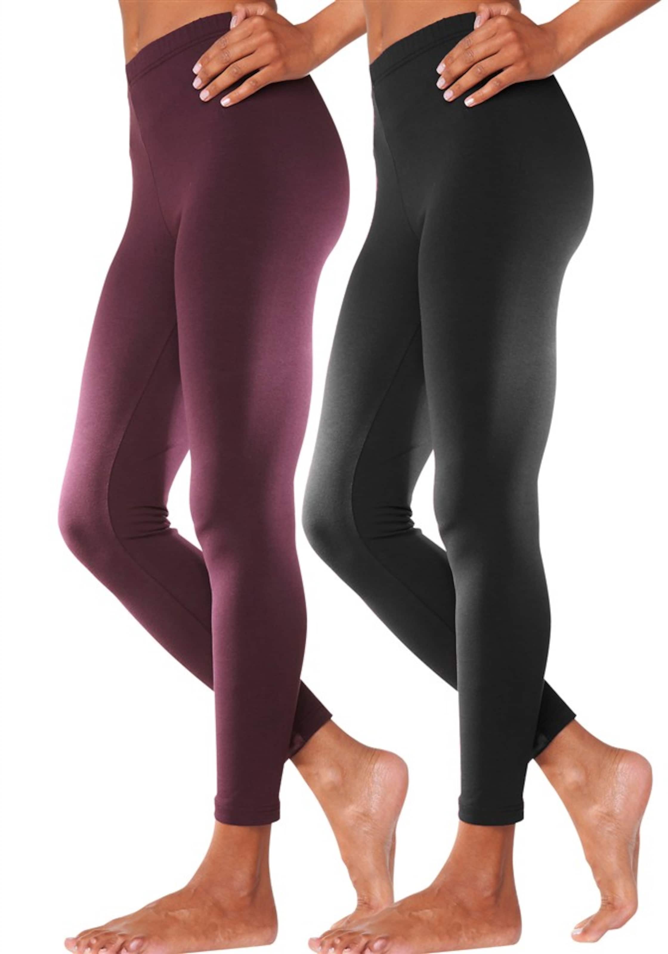 VIVANCE Skinny Legginsy w kolorze czerwony
