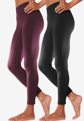 VIVANCE Skinny Legíny – červená