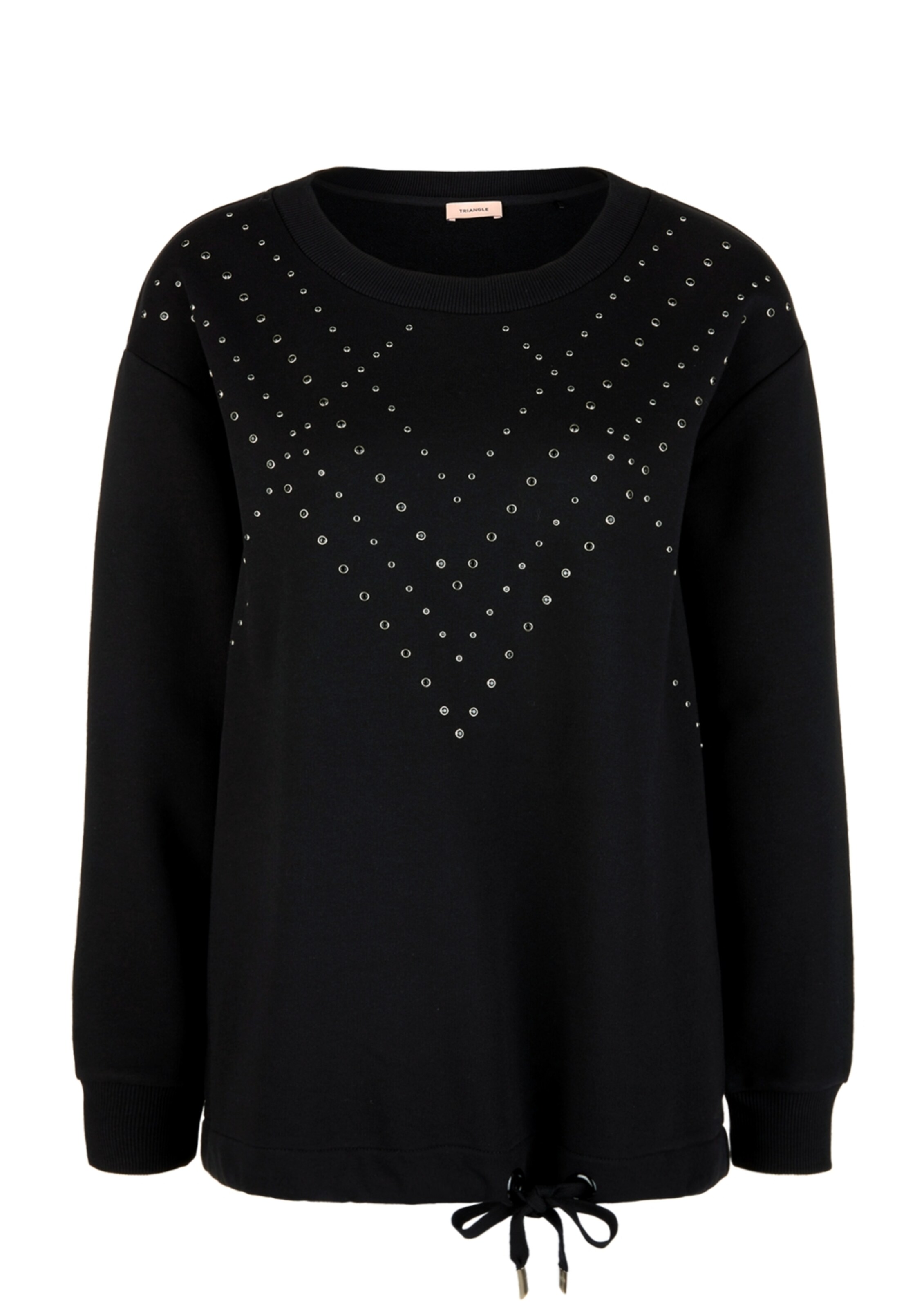TRIANGLE - Sweatshirt in schwarz