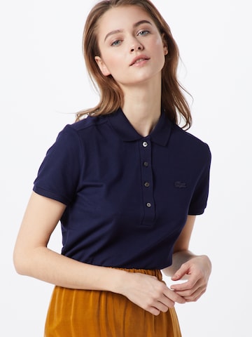 LACOSTE Koszulka 'Chemise' w kolorze niebieski: przód