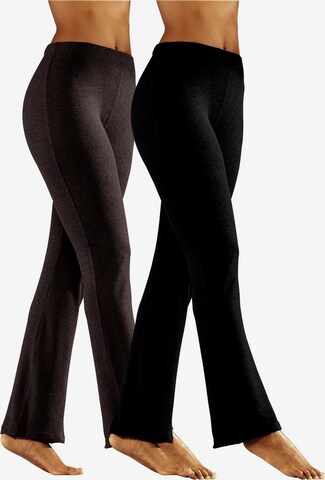 VIVANCE Boot cut Leggings in Brown: front