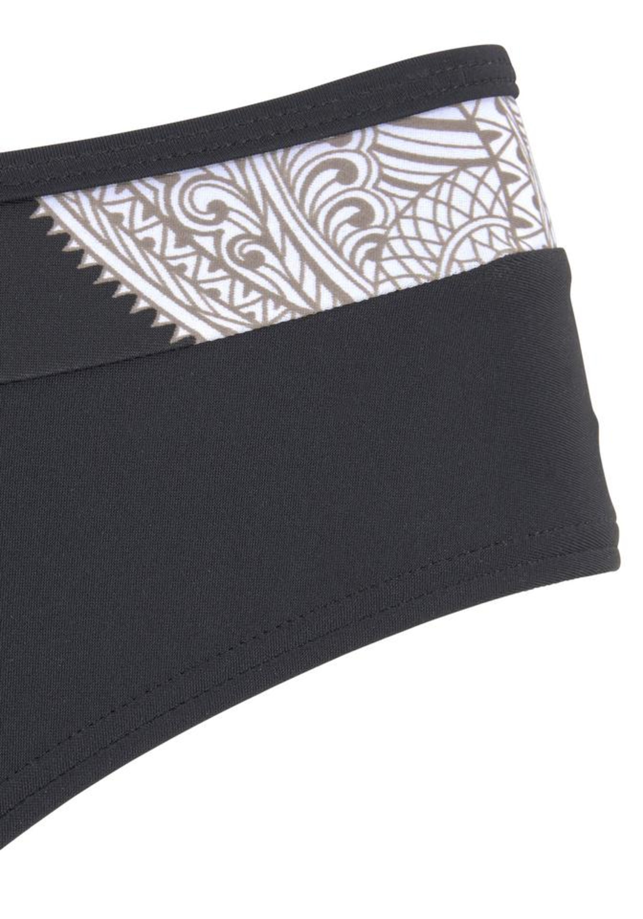 LASCANA Бюстгальтер под футболку Бикини в Черный