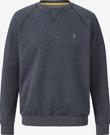 Sweat-shirt Charles Colby en bleu : devant