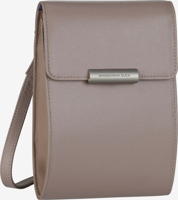 MANDARINA DUCK Crossbody Bag in Grey: front