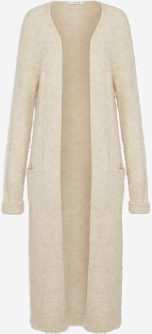 Manteau en tricot 'Caesar' EDITED en beige : devant