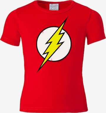 LOGOSHIRT T-Shirt 'Der Rote Blitz' in Rot: predná strana
