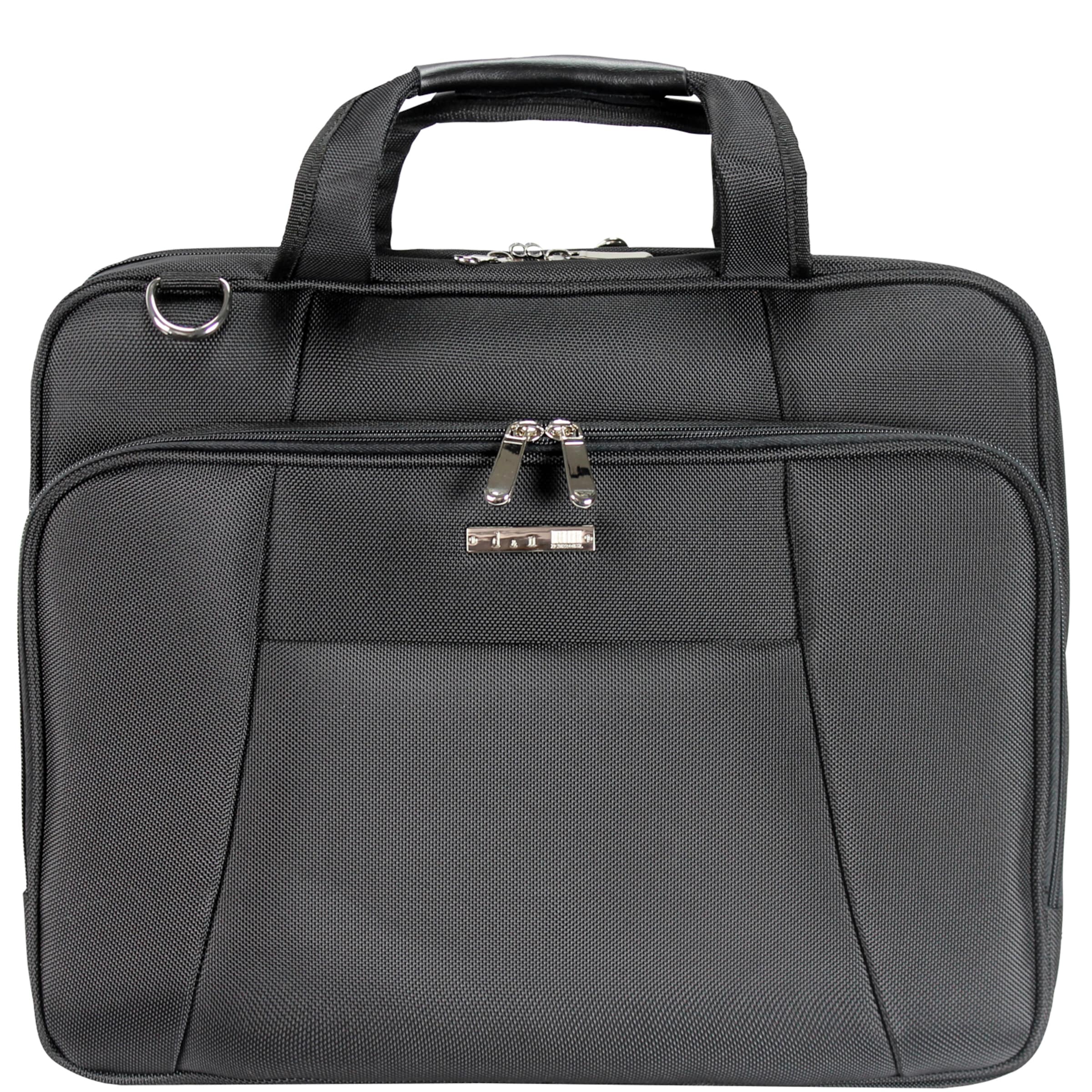 D&N Laptop bag in Black: front