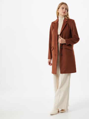 VILA Between-Seasons Coat 'VILEOVITA' in Brown
