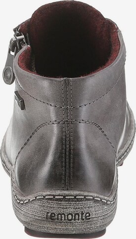 REMONTE Lace-Up Ankle Boots in Grey