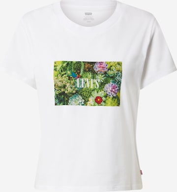 LEVI'S ® Тениска 'Graphic Surf Tee' в бяло: отпред