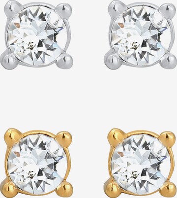 ELLI Earrings 'Kristall' in Gold: front