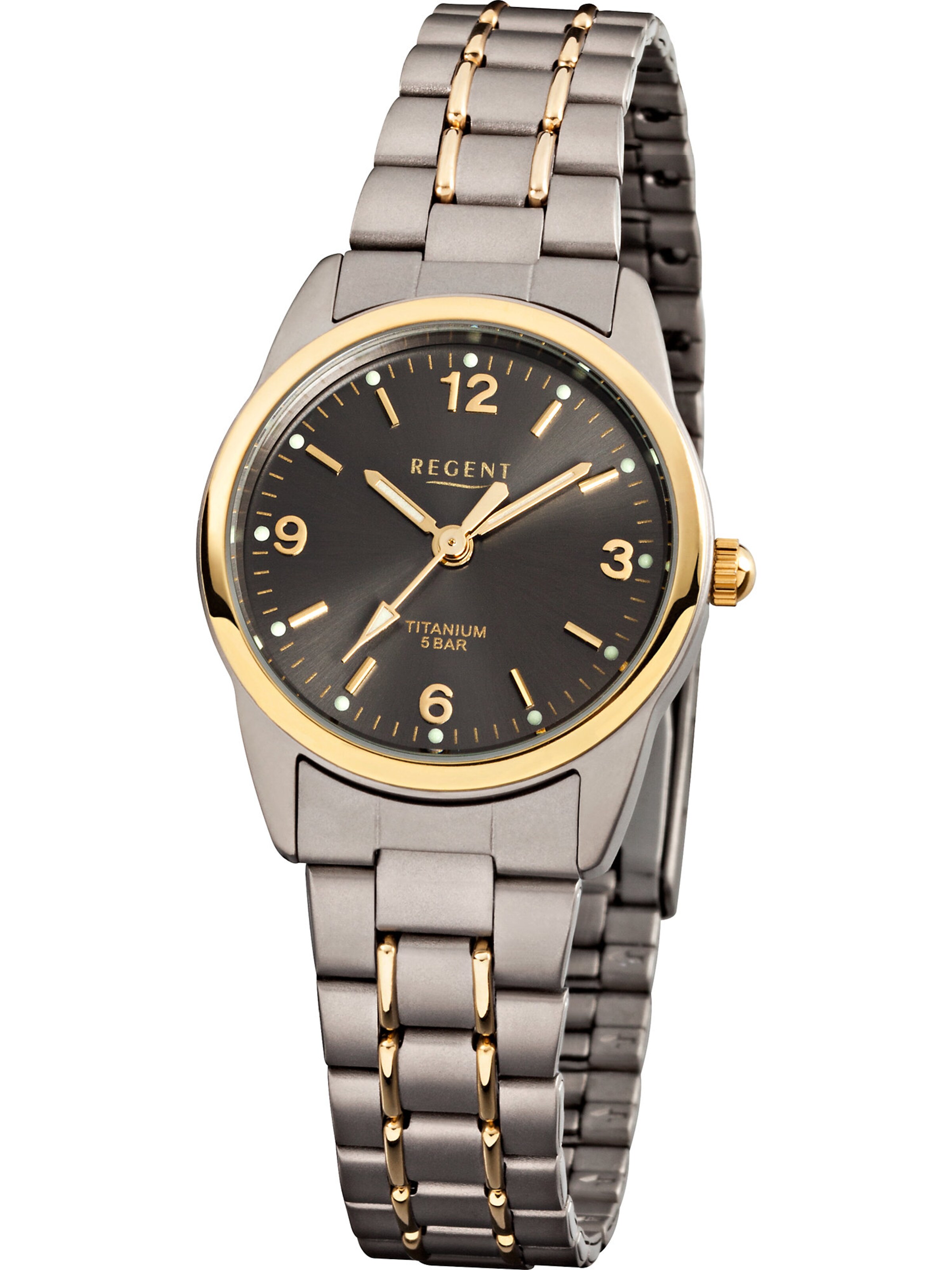 REGENT Analog Watch in Silver: front