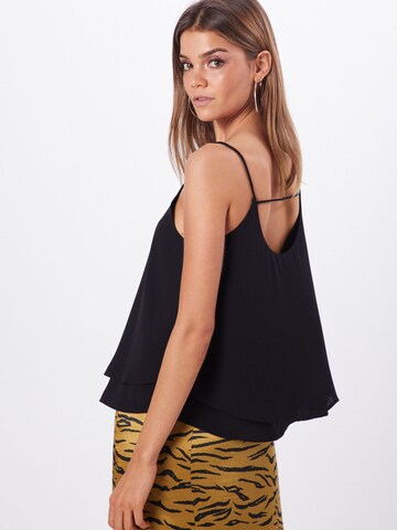 Top 'BODIL' de la PIECES pe negru: spate