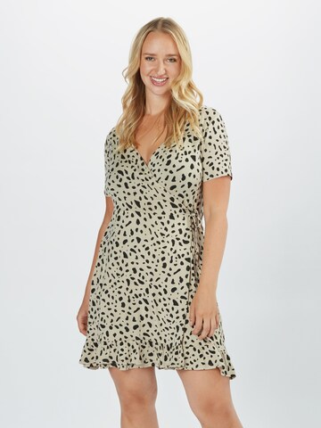 Missguided Plus Kleid in Beige: Vorderseite