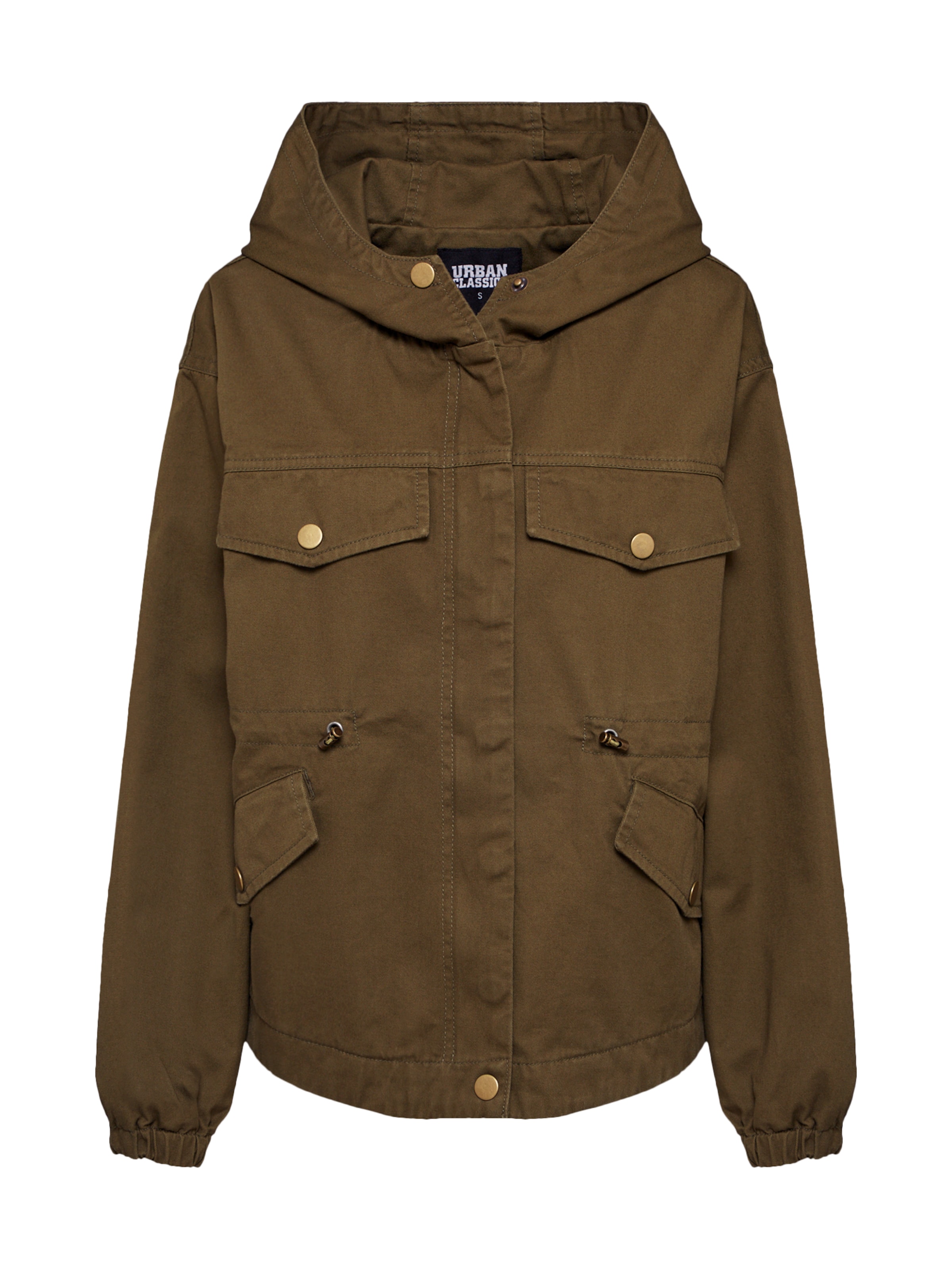 Urban Classics Kevad-sügisparka, värv pruun: eest vaates