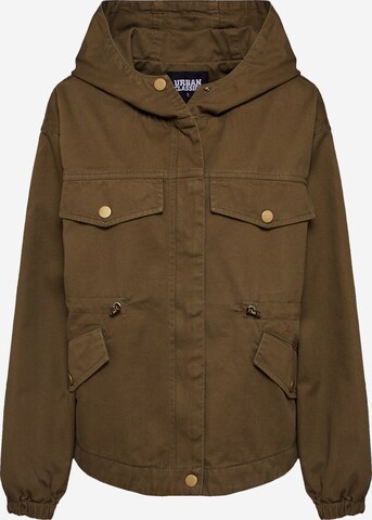 Urban Classics Between-Seasons Parka in Brown: front