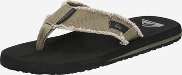 QUIKSILVER Teenslippers 'MONKEY ABYSS' in Zwart: voorkant