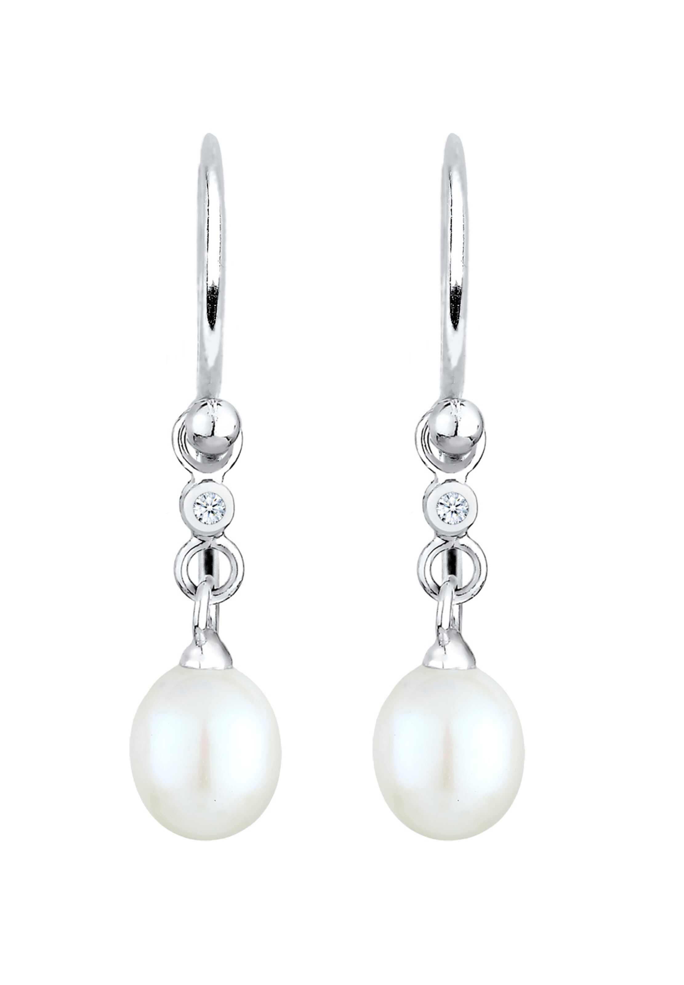 Elli DIAMONDS Earrings in Silver: front