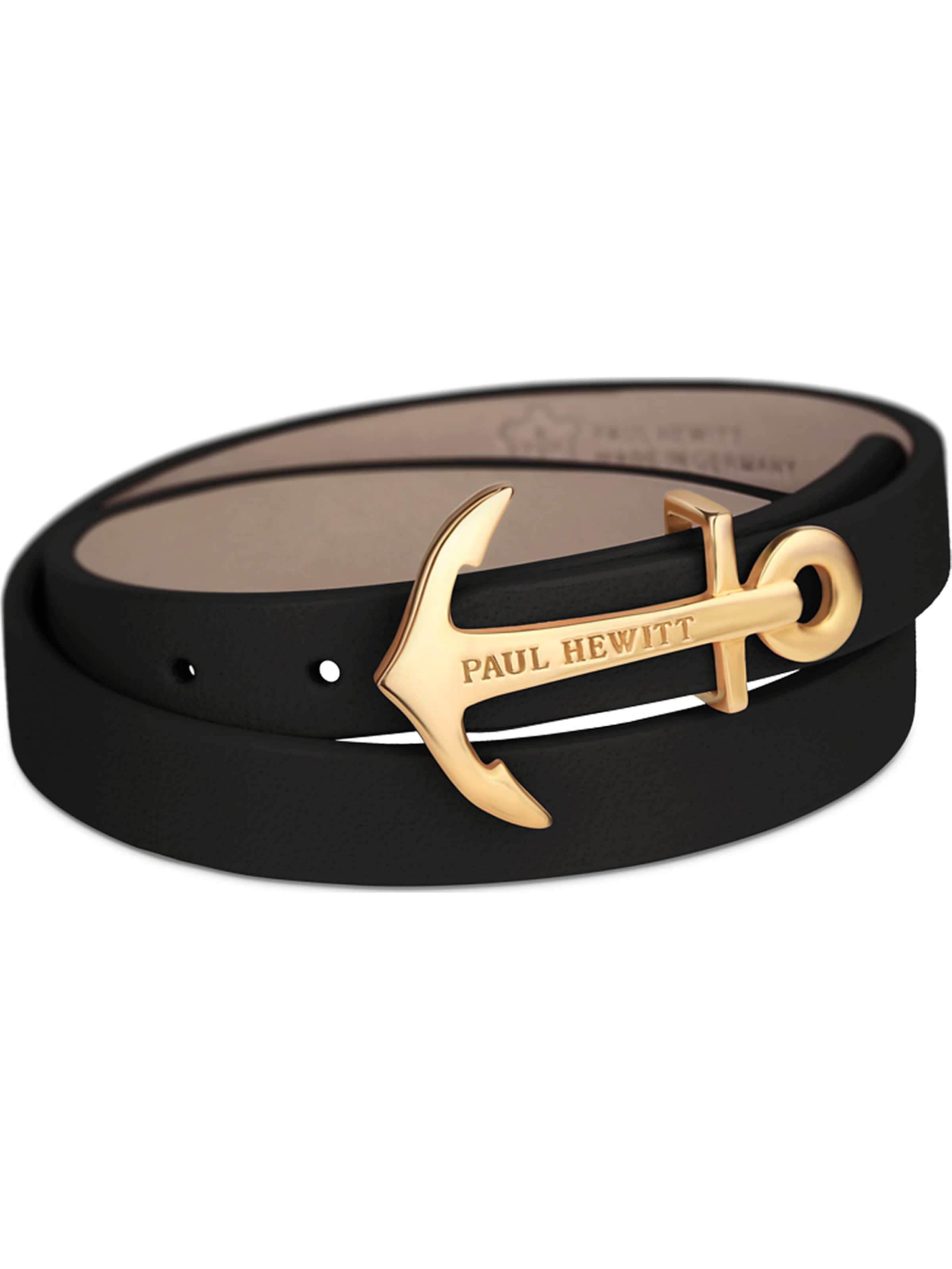 Paul Hewitt Armband in Schwarz: Vorderseite
