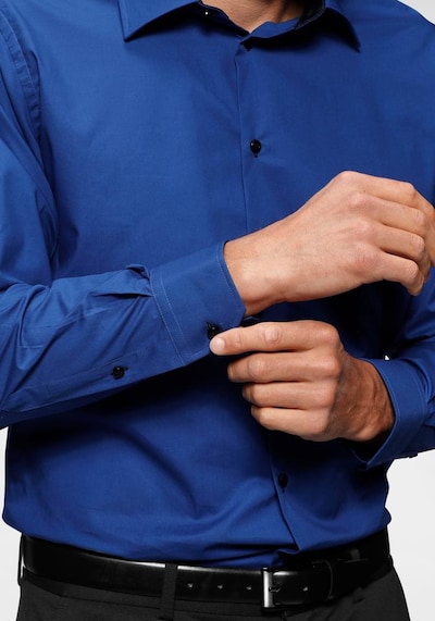 BRUNO BANANI Hemd in dunkelblau, Produktansicht