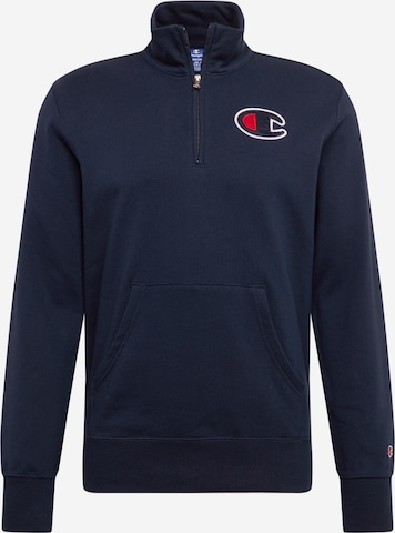 Champion Authentic Athletic Apparel Regular fit Sweatshirt in Blauw: voorkant