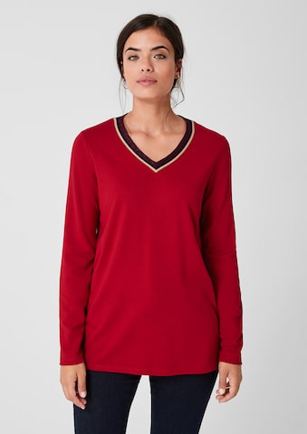 TRIANGLE Shirt in Rot: predná strana