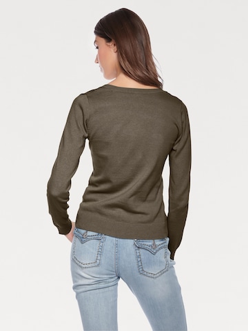 Pull-over heine en vert