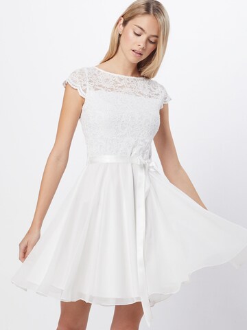 SWING Cocktail Dress in White: front