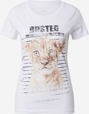 EINSTEIN & NEWTON Shirt 'Busted' in Wit: voorkant