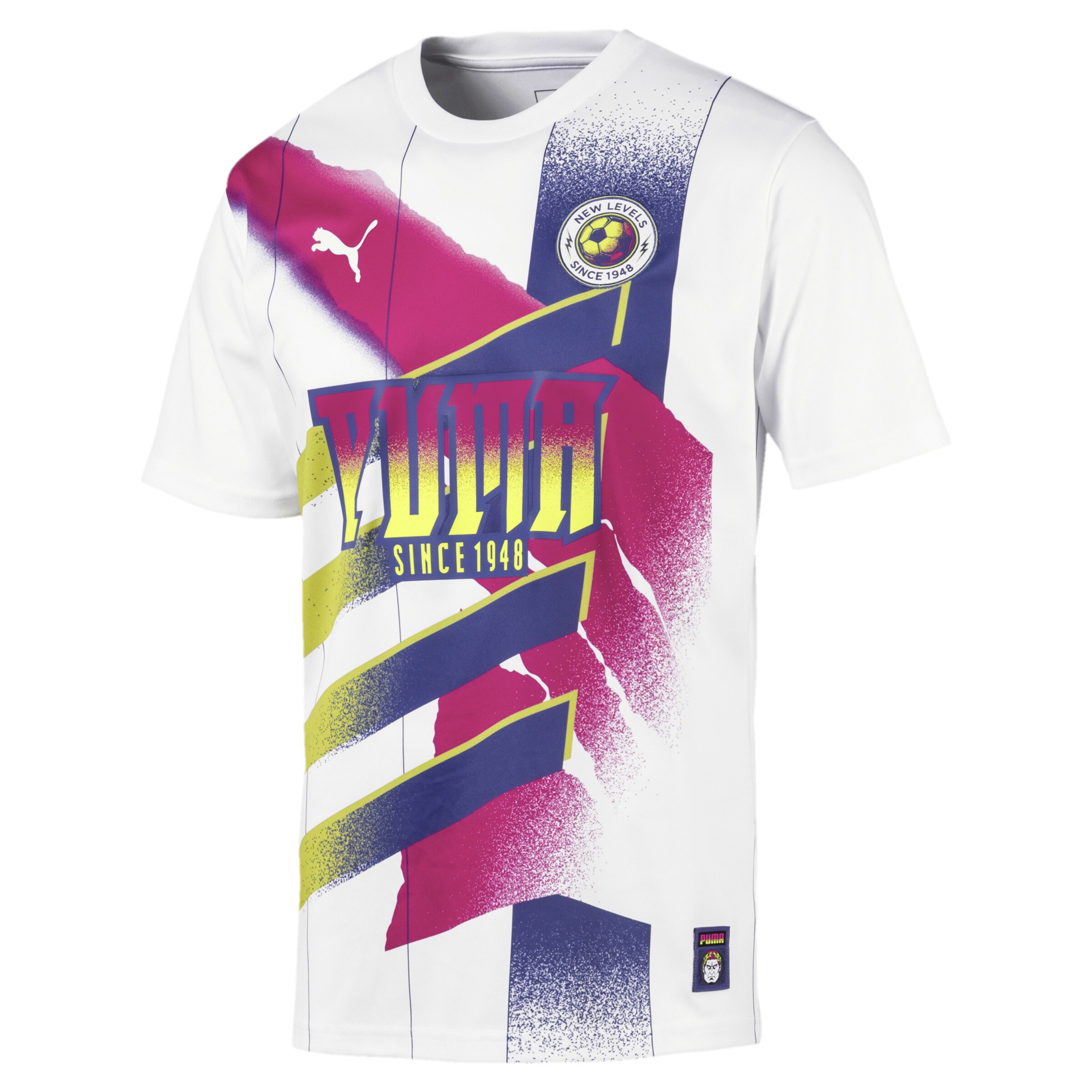 PUMA Fußballtrikot 'Retro' in Weiß: Vorderseite