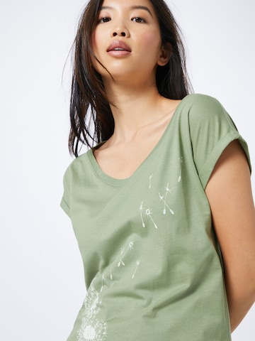 Iriedaily Shirt 'Pusteblume' in Green