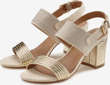 LASCANA Sandal in Beige