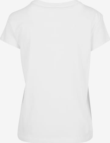 Merchcode T-Shirt 'Talk To The Hand' in Weiß